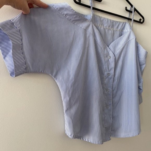 Cold Shoulder Blouse - Picture 1 of 6